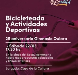 🚴🏻♀💪🏻Conmemoramos el Día de la Mujer con una bicicleteada